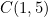 C(1, 5)