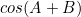 cos(A+B)