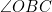 \angle{OBC}